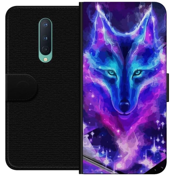 Plånboksfodral till OnePlus 8 med Neon Varg