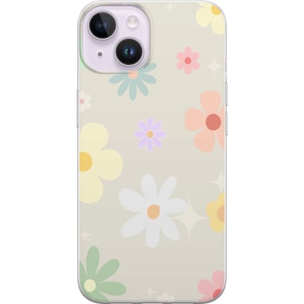 Mobilcover til Apple iPhone 14 med falmende blomster