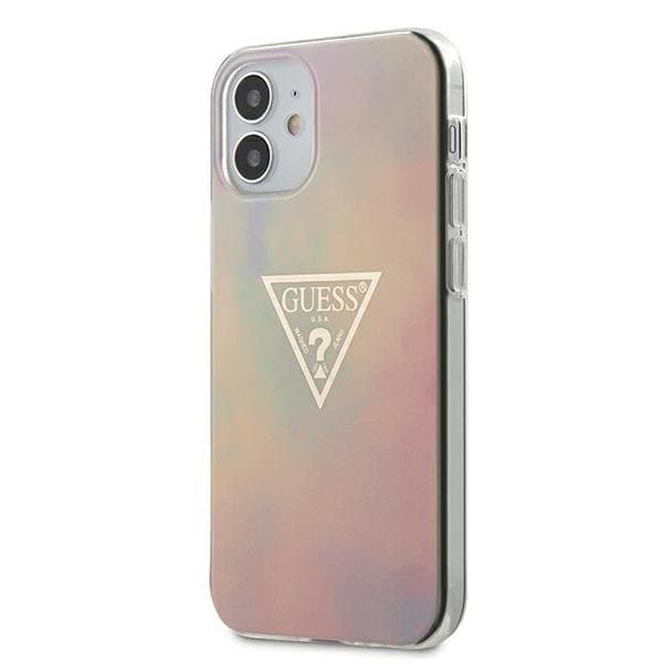 Guess Skal iPhone 12 mini Tie & Die Collection - Rosa Pink