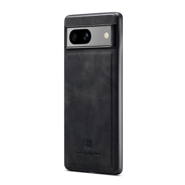 DG.MING Mobilskal till Google Pixel 8a Hybrid PU Läder + PC + TPU Svart