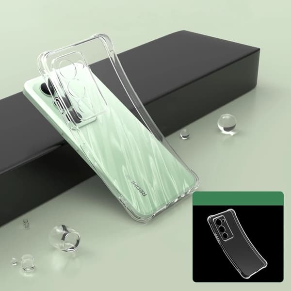 Tech-Protect Mobilskal till Xiaomi Redmi 15 4G/5G Flexair - Clear Transparent
