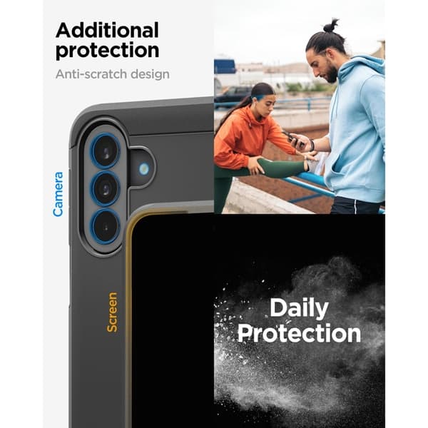 Spigen Mobilskal För Galaxy A37 5G Tough Armor - Svart Svart