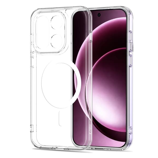 Tech-Protect Mobilskal För OnePlus 15 MagSafe Flexair Hybrid - Clear Transparent