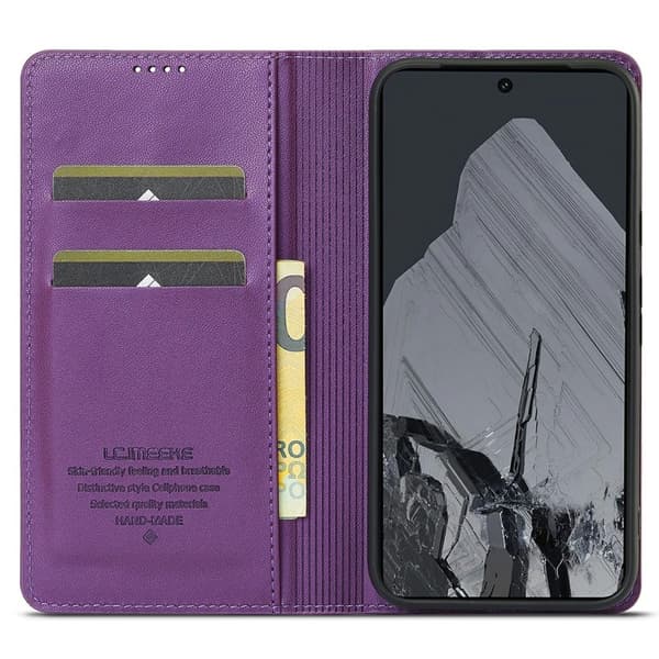 LC.IMEEKE L1 Series Google Pixel 8 Pro Plånboksfodral Konstläder - Lila