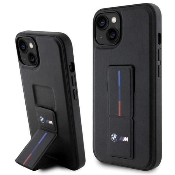 BMW iPhone 15/14/13 Mobilskal Grip Hot Stamp - Sort Black