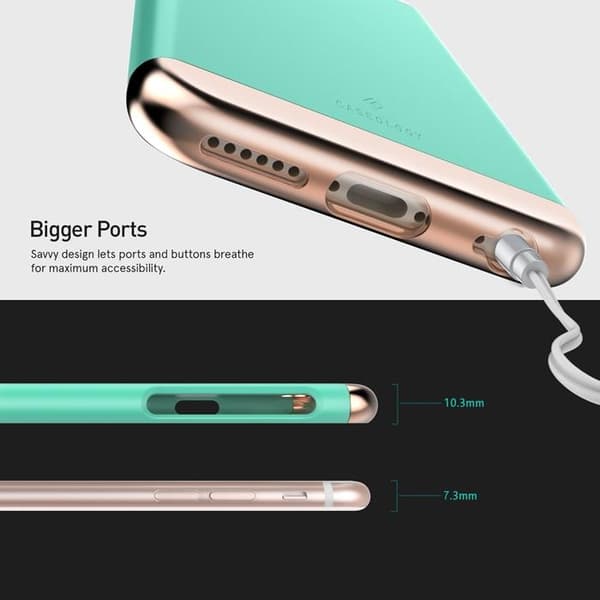 Caseology Savoy Cover til Apple iPhone 6 / 6S  (Mint - Rose Gold Roséguld