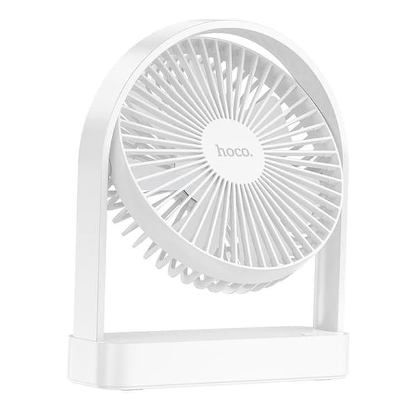 Hoco Ultratunn Skrivbordsfläkt HX65 - Vit
