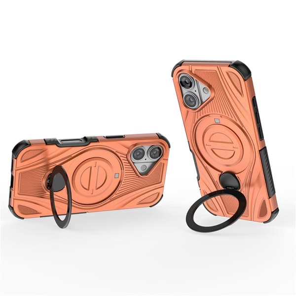 Mobilskal till iPhone 17 MagSafe Magnetic Kickstand - Orange Orange
