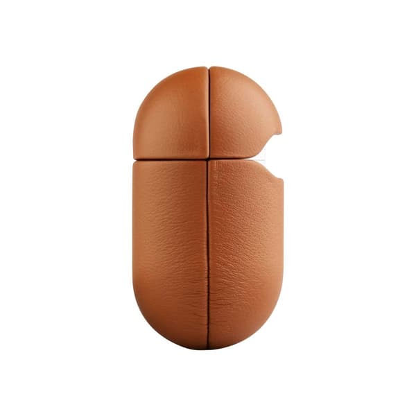 FIXED Äkta läderfodral för Airpods 4/4 ANC Brun
