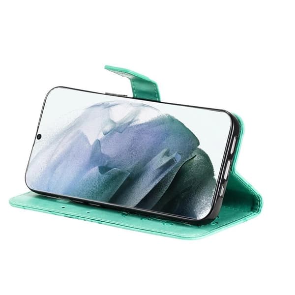Butterfly Imprinted Cover Galaxy S22 Plus - Grøn Green