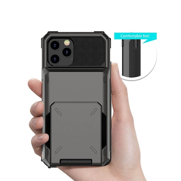 Flip Mobilskal med Kortpladser til iPhone 13 Pro - Hvid White