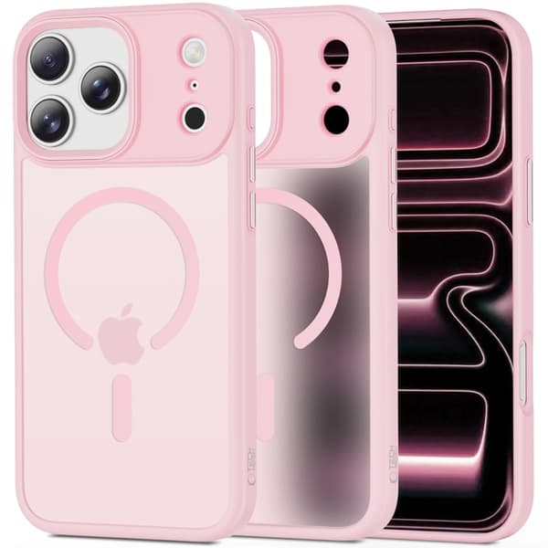 Tech-Protect Mobilskal till iPhone 17 Pro Max Magsafe Magmat - Matte Rosa Rosa