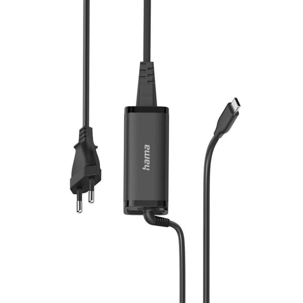 HAMA Notebook Power Supply USB-C Gan 100-240V 5-20V/65W