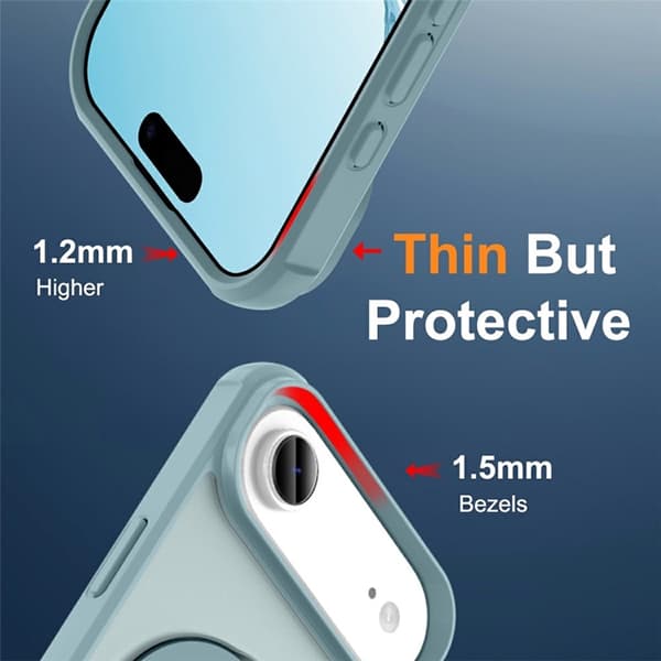 Mobilskal till iPhone Air MagSafe TPU+PC Kickstand - Blå Blå
