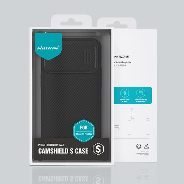 Nillkin Mobilskal till iPhone 14 Pro Max CamShield S - Blå Blå