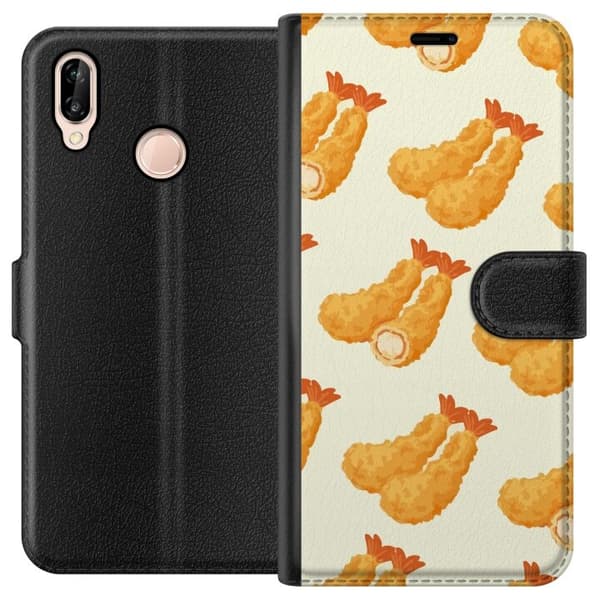 Plånboksfodral till Huawei P20 lite med Räkor