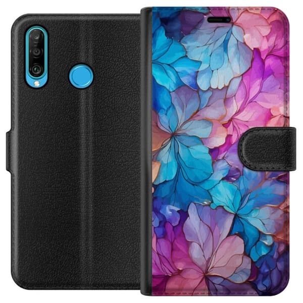 Plånboksfodral till Huawei P30 lite med Magiskt