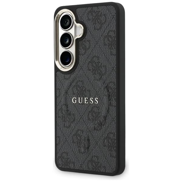 Guess Mobilskal För Galaxy S26 MagSafe 4G Embossed Ring - Svart Svart