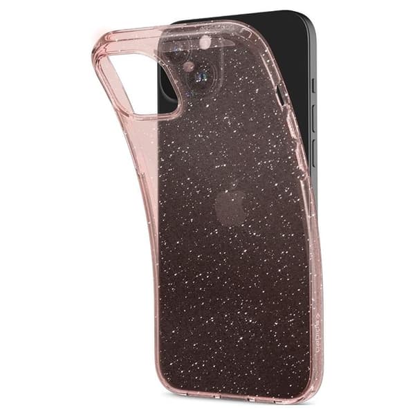 Spigen Mobilskal till iPhone 15 Plus Liquid Crystal - Rosa Rosa