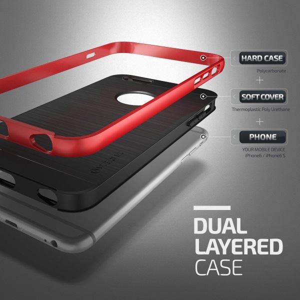 Verus High Pro Shield Skal till Apple iPhone 6(S) Plus - Crimson