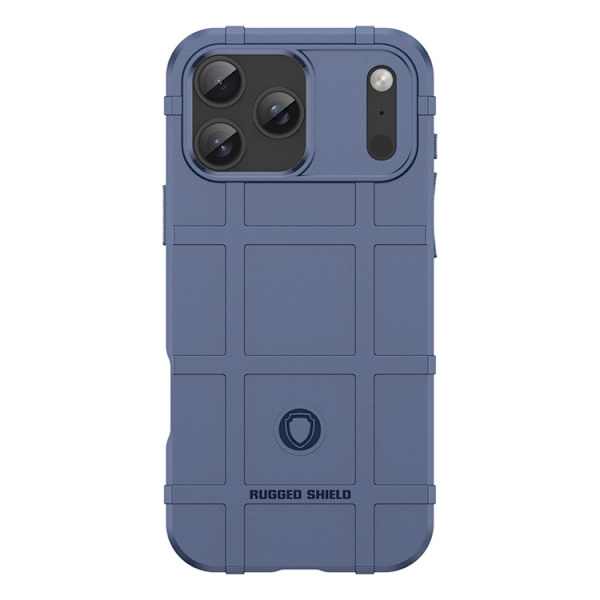 Mobilskal till iPhone 17 Pro Max Grid Design Soft TPU - Blå Blå