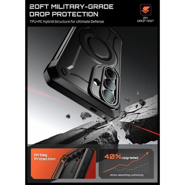 SupCase Mobilskal För Galaxy S26 Magsafe Unicorn Beetle Pro Svart