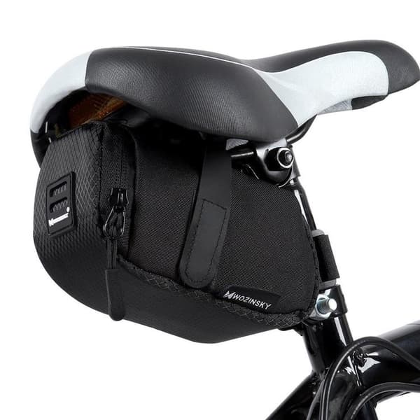 Wozinsky Cykelveske under Sadel 0,6 L - Sort Black