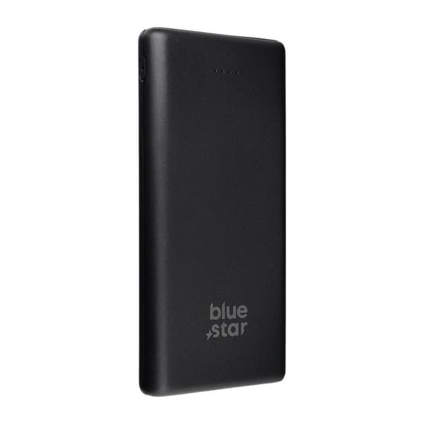 Blå Star Strømbank 10000 mAh 2A W1061 - Sort Black