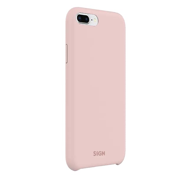 SiGN iPhone 7/8 Plus Skal Liquid Silicone - Rosa Rosa