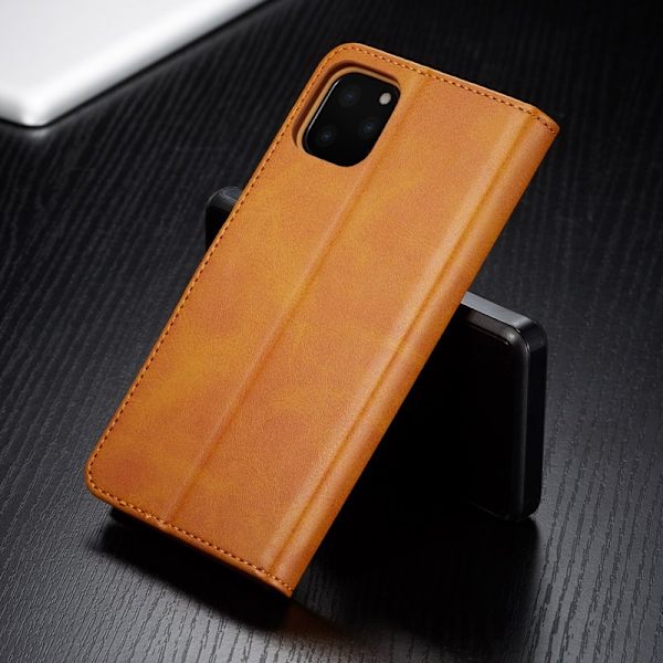 LC.imeeke iPhone 11 Pro Plånboksfodral i Konstläder - Brun
