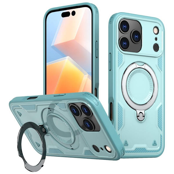 Mobilskal till iPhone 17 Pro Max Plast Militärt Skydd - Blå
