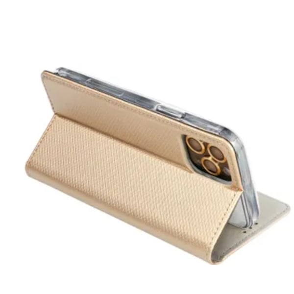 Iphone 15 Pro Max Plånboksfodral Smart - Guld