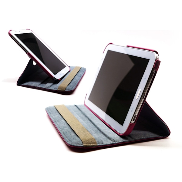 Redberry Rotating Fodral till Samsung Galaxy Note 8,0 N5100 (Magenta)