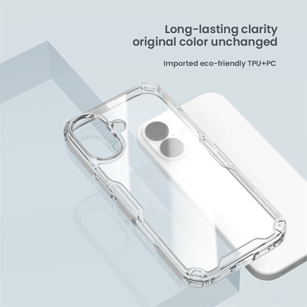 NILLKIN Mobilskal till iPhone 17 Nature Pro - Grå Grå