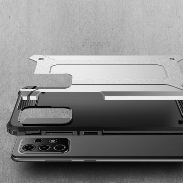 Hybrid Armor Mobilskal til Galaxy A72 5G - Sort Black