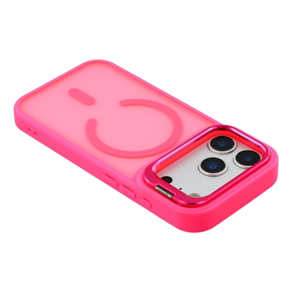 Mobilskal till iPhone 17 Pro Max MagSafe Lins Kickstandé - Rosa Rosa