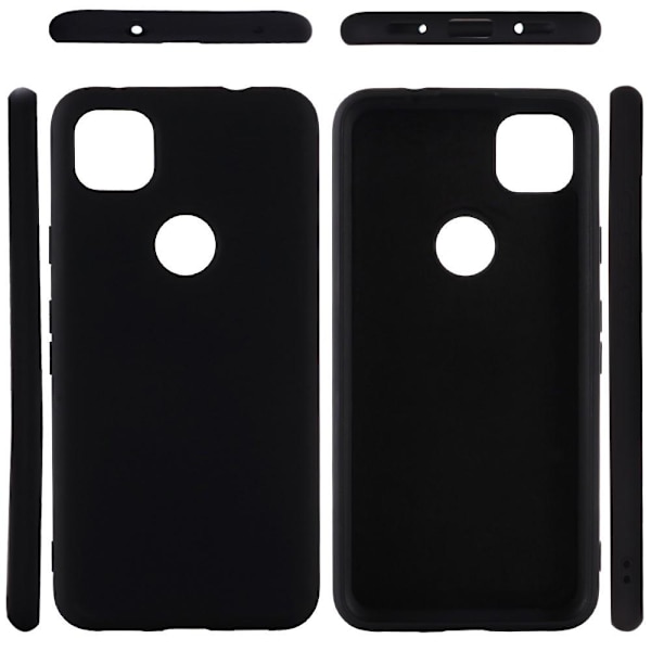 Silicone Skal Till Google Pixel 4a - Svart Svart