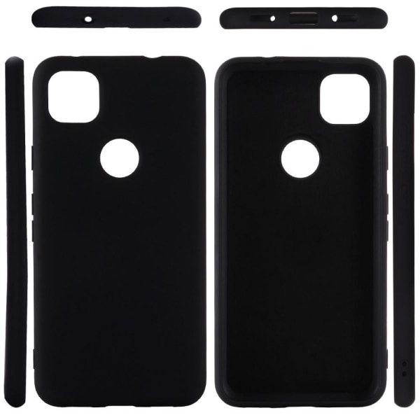 Silikone etui til Google Pixel 4a - Sort Black