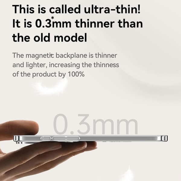 SULADA Mobilskal till iPhone 17 MagSafe Electroplated - Titansvart Svart