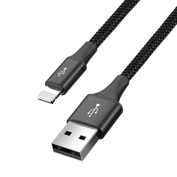 BASEUS Lightning / 2x USB Type C / micro USB -kaapeli 3.5A 1.2m musta