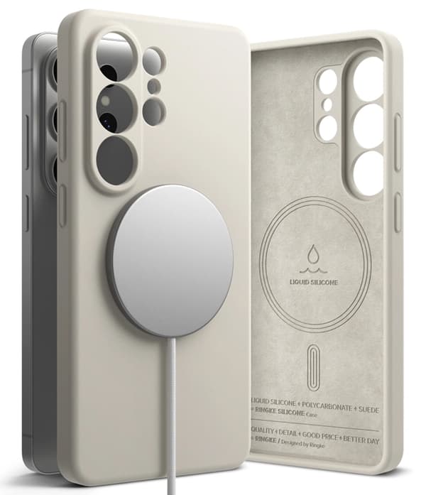 Ringke Mobilskal Til Galaxy S26 Ultra Magsafe Silikone - Stone Beige