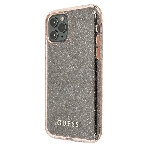 Guess iPhone 11 Pro Taske Glitter - Lyserød Pink