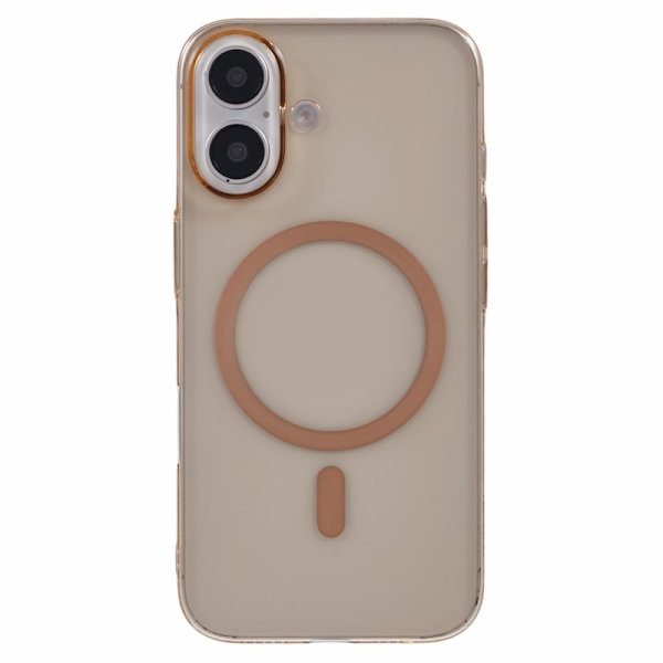 X-LEVEL Mobilskal till iPhone 16 Plus Slim Shockproof Transparent Guld