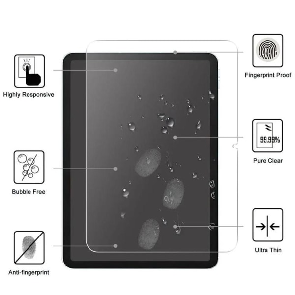 iPad 10.9 (2022) Härdat Glas Skärmskydd - Clear