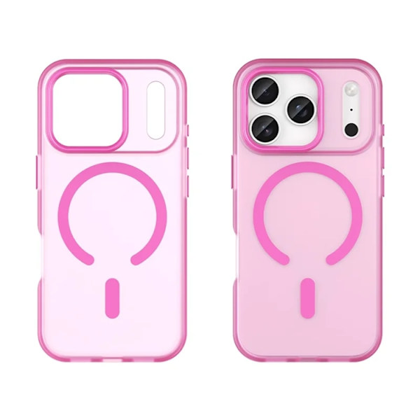Mobilskal till iPhone 17 Pro MagSafe Matte Translucent - Rosa Blå