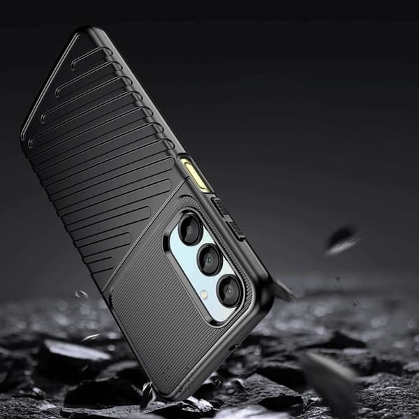 Mobilskal till Galaxy A56/A36 Thunder Armored - Svart Black