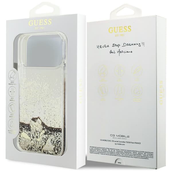 Guess Mobilskal För iPhone 18 Pro Max/17 Pro Max Magsafe Liquid Glitter 4G