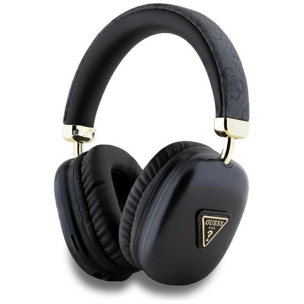 Guess Over-Ear Hörlurar Bluetooth 5.3 4G Triangle Logo Svart