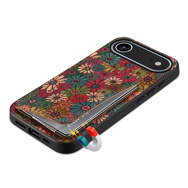 Mobilskal till iPhone Air Korthållare Blommor - Vår / Grön Grön