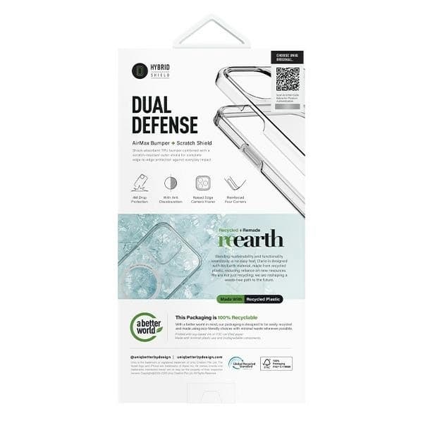 UNIQ Mobilskal till iPhone 16 Plus MagSafe Clario - Clear Transparent